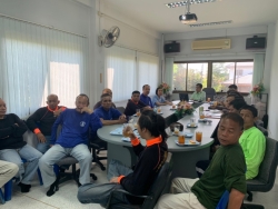 กิจกรรมการอบรมทบทวนความรู้แก่อาสาปศุสัตว์ และเจ้าหน้าที่ผู้ปฏิบัติงานตามโครงการรณรงค์ป้องการโรคพิษสุนัขบ้า ภาพที่ 1 | https://www.sanpatong.go.th