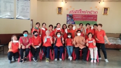 โครงการอบรมเชิงปฏิบัติการการให้ความรู้ในการป้องกันโรคติดเชื้อไวรัสโคโรนา 2019 และการจัดทำหน้ากากอนามัยเพื่อการป้องกันตนเอง ภายใต้โครงการเฝ้าระวังป้องกันโรคติดต่อ ภาพที่ 6 | https://www.sanpatong.go.th