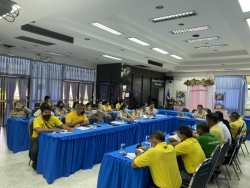 การประชุมผู้บริหาร สมาชิกสภาฯ หัวหน้าส่วนราชการและพนักงานเทศบาล ประจำเดือน มิถุนายน  2565 ภาพที่ 4 | https://www.sanpatong.go.th