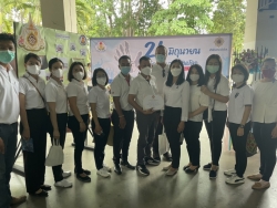 เทศบาลตำบลสันป่าตองร่วมกิจกรรมเนื่องในวันต่อต้านยาเสพติดโลก ประจำปี 2565 ภาพที่ 3 | https://www.sanpatong.go.th