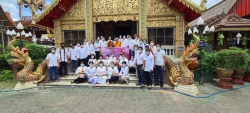 เทศบาลตำบลสันป่าตองร่วมกิจกรรมโครงการคาราวานบุญ ถวายเทียน งดเหล้าเข้าพรรษา ปี 2565 อำเภอสันป่าตอง ภาพที่ 3 | https://www.sanpatong.go.th