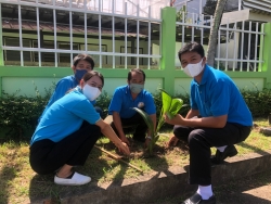 โครงการท้องถิ่นปลูกป่าเฉลิมพระเกียรติสมเด็จพระนางเจ้าสิริกิติ์ พระบรมราชินีนาถ พระบรมราชชนนีพันปีหลวง   ภาพที่ 2 | https://www.sanpatong.go.th