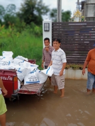 เทศบาลตำบลสันป่าตอง  งานป้องกันและบรรเทาสาธารณภัยดำเนินการช่วยเหลือราษฏรในพื้นที่ที่ประสบปัญหาน้ำท่วมขัง ภาพที่ 2 | https://www.sanpatong.go.th