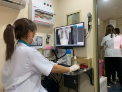 กิจกรรมโครงการตรวจสุขภาพเคลื่อนที่ ประจำปี  ๒๕๖๕ ภาพที่ 6 | https://www.sanpatong.go.th