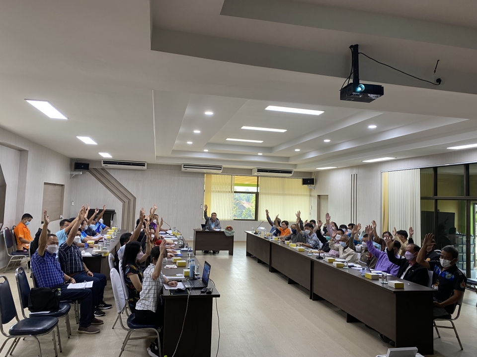 เทศบาลตำบลสันป่าตองได้ร่วมประชาคมระดับตำบลเพื่อจัดทำแผนพัฒนาท้องถิ่น (พ.ศ ๒๕๖๖-๒๕๗๐) เพิ่มเติม ครั้งที่ ๒ พ.ศ ๒๕๖๖ ภาพที่ 17 | https://www.sanpatong.go.th