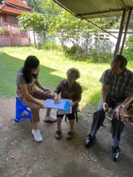 ฝ่ายแผนงานและงบประมาณ สำรวจและเก็บข้อมูล “ผู้ด้อยโอกาส” ในพื้นที่เทศบาลตำบลสันป่าตอง ภาพที่ 7 | https://www.sanpatong.go.th