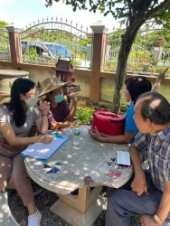 ฝ่ายแผนงานและงบประมาณ สำรวจและเก็บข้อมูล “ผู้ด้อยโอกาส” ในพื้นที่เทศบาลตำบลสันป่าตอง ภาพที่ 2 | https://www.sanpatong.go.th