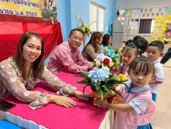 ศูนย์พัฒนาเด็กเล็ก เทศบาลตำบลสันป่าตอง ได้จัดโครงการเรียนรู้สู่โลกกว้างอนุบาลวัยใส (กิจกรรมวันไหว้ครู ศูนย์พัฒนาเด็กเล็กฯ) ประจำปีงบประมาณ พ.ศ.2567 ภาพที่ 25 | https://www.sanpatong.go.th