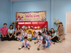 ศูนย์พัฒนาเด็กเล็ก เทศบาลตำบลสันป่าตอง ได้จัดโครงการเรียนรู้สู่โลกกว้างอนุบาลวัยใส (กิจกรรมวันไหว้ครู ศูนย์พัฒนาเด็กเล็กฯ) ประจำปีงบประมาณ พ.ศ.2567 ภาพที่ 36 | https://www.sanpatong.go.th