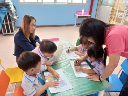 ศูนย์พัฒนาเด็กเล็ก เทศบาลตำบลสันป่าตอง ได้จัดโครงการเรียนรู้สู่โลกกว้างอนุบาลวัยใส (กิจกรรมวันไหว้ครู ศูนย์พัฒนาเด็กเล็กฯ) ประจำปีงบประมาณ พ.ศ.2567 ภาพที่ 12 | https://www.sanpatong.go.th