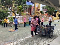 เทศบาลตำบลสันป่าตอง ได้ร่วมจัดกิจกรรม "รวมพลังสร้างสัปปายะสู่วัดด้วยวิถี 5ส (Big Cleaning Day)" ภาพที่ 10 | https://www.sanpatong.go.th