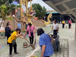 เทศบาลตำบลสันป่าตอง ได้ร่วมจัดกิจกรรม "รวมพลังสร้างสัปปายะสู่วัดด้วยวิถี 5ส (Big Cleaning Day)" ภาพที่ 15 | https://www.sanpatong.go.th