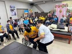 การอบรมพัฒนาศักยภาพ อสม. Caregivers (CG) ในการดูแลฟื้นฟูสมรรถภาพผู้พิการและผู้สูงอายุ ภาพที่ 4 | https://www.sanpatong.go.th