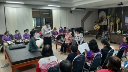 การอบรมพัฒนาศักยภาพ อสม. Caregivers (CG) ในการดูแลฟื้นฟูสมรรถภาพผู้พิการและผู้สูงอายุ ภาพที่ 9 | https://www.sanpatong.go.th
