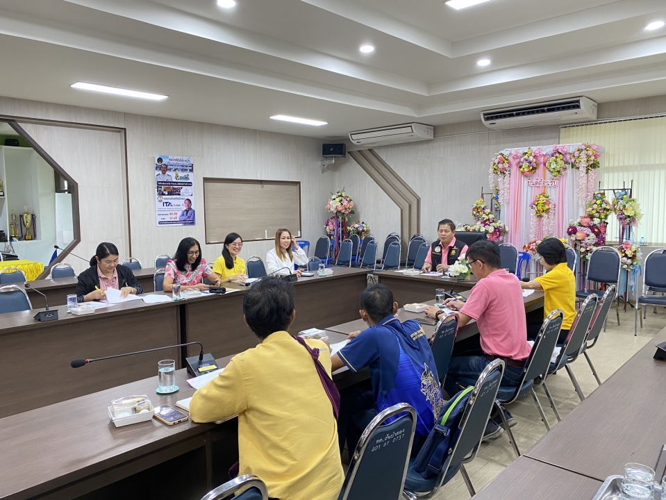 คณะกรรมการสนับสนุนการจัดทำแผนฯ ประชุมจัดทำร่างแผนพัฒนาเทศบาล พ.ศ. 2566-2570 (เพิ่มเติม) ฉบับที่ 3 พ.ศ.2567 ภาพที่ 8 | https://www.sanpatong.go.th