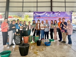 เทศบาลสันป่าตองได้จัดโครงการส่งเสริมอาชีพตามแนวทางเศรษฐกิจพอเพียง (เพาะเห็ดโคนน้อยในตะกร้า) ภาพที่ 19 | https://www.sanpatong.go.th