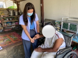 โครงการความร่วมมือจัดตั้งศูนย์ฟื้นฟูสมรรถภาพผู้พิการในชุมชนระหว่างคณะเทคนิคการแพทย์ มหาวิทยาลัยเชียงใหม่ ภาควิชากิจกรรมบำบัด คณะเทคนิคการแพทย์ มหาวิทยาลัยเชียงใหม่ กับเทศบาลตำบลสันป่าตอง อำเภอสันป่าตอง จังหวัดเชียงใหม่ ภาพที่ 5 | https://www.sanpatong.go.th