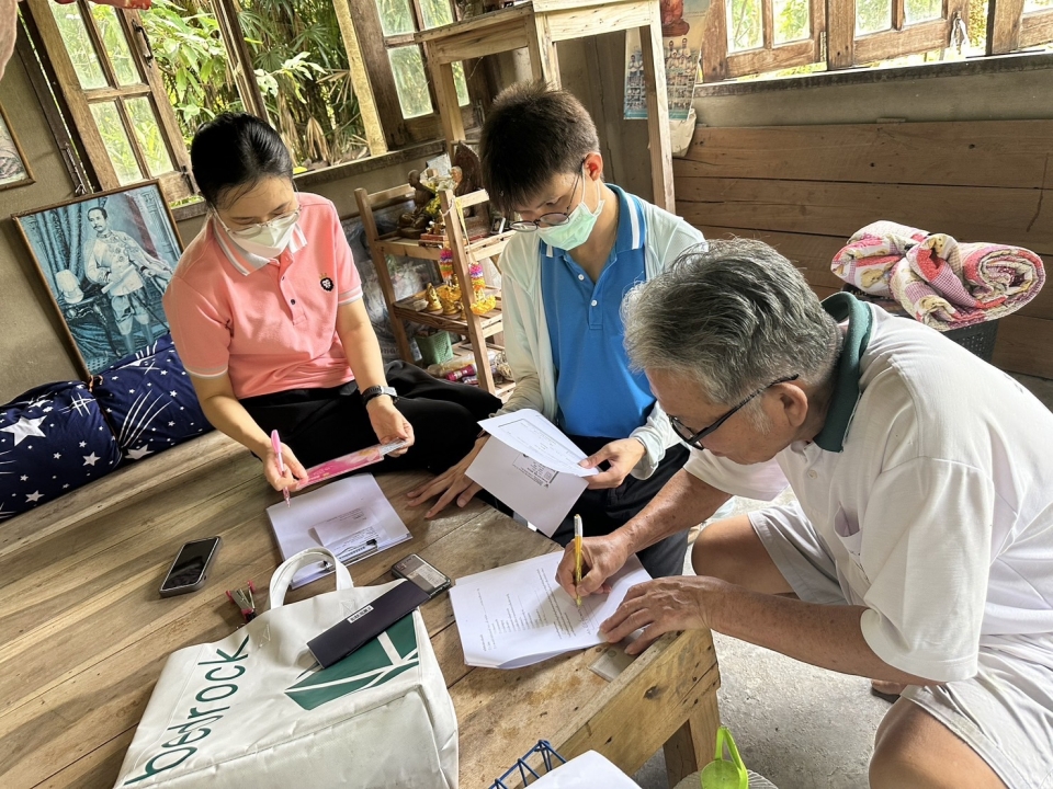 ​เทศบาลตำบลสันป่าตองทำการลงพื้นที่เก็บข้อมูลเพื่อช่วยเหลือ  ภาพที่ 5 | https://www.sanpatong.go.th