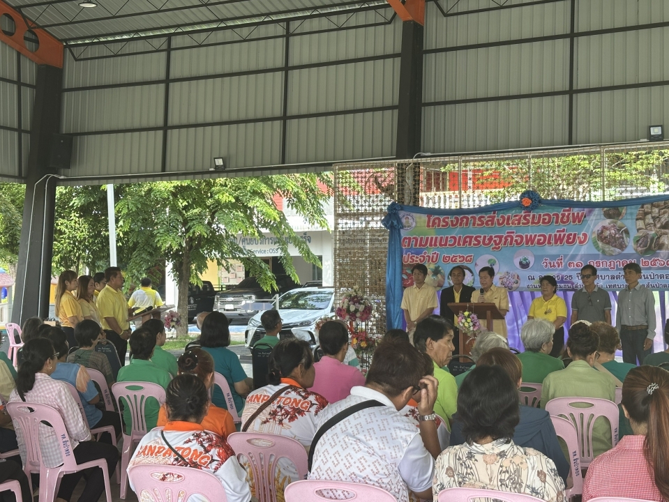 เทศบาลตำบลสันป่าตองจัดโครงการส่งเสริมอาชีพตามแนวเศรษฐกิจพอเพียง ประจำปี 2568 ภาพที่ 32 | https://www.sanpatong.go.th