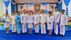 S__13221920.jpg - เทศบาลตำบลสันป่าตอง ได้เข้าร่วมกิจกรรมวันเฉลิมพระชนมพรรษา สมเด็จพระนางเจ้าสิริกิติ์ พระบรมราชินีนาถ พระบรมราชชนนีพันปีหลวง  | https://www.sanpatong.go.th