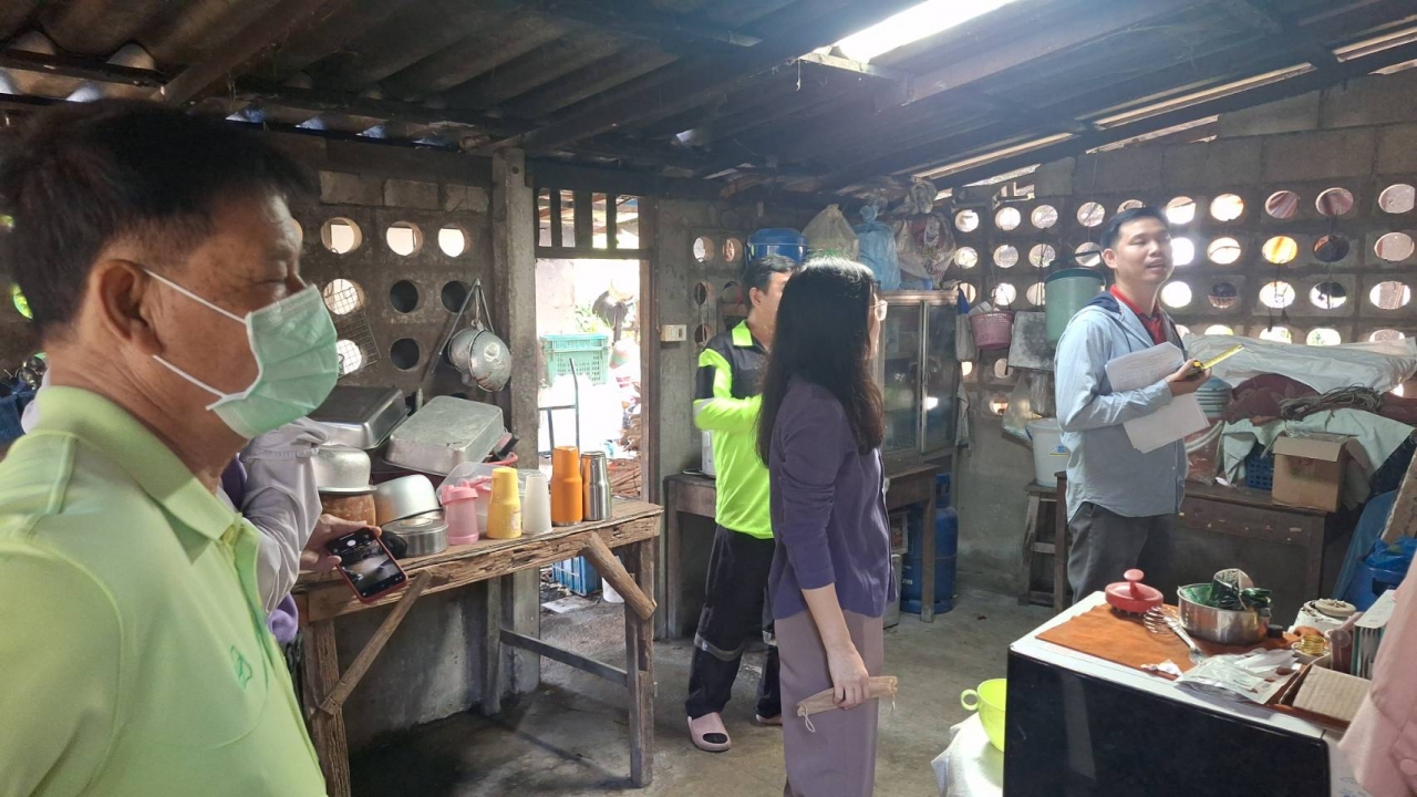 ลงพื้นที่สำรวจและประมาณการการปรับปรุงซ่อมแซมบ้านคนพิการและผู้สูงอายุ  ชุมชนบ้านหย่อนสามัคคี  ภาพที่ 2 | https://www.sanpatong.go.th