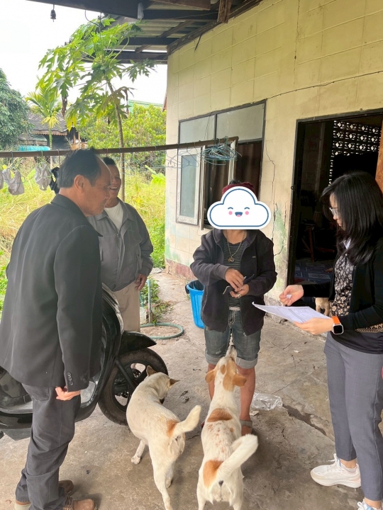 ลงพื้นที่สำรวจและเก็บข้อมูลเงินสงเคราะห์ผู้มีรายได้น้อยไร้ที่พึ่ง ภาพที่ 6 | https://www.sanpatong.go.th