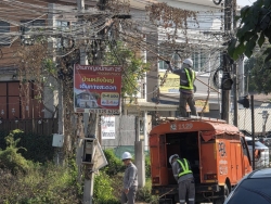 35094.jpg - การปรับปรุงภูมิทัศน์สายสื่อสารต้นไม้ เพื่อความปลอดภัยระหว่างเทศบาลตำบลสันป่าตอง กับ การไฟฟ้าส่วนภูมิภาคสันป่าตอง  | https://www.sanpatong.go.th