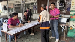 S__18399247.jpg - เทศบาลตำบลสันป่าตองได้เข้าร่วมประชุมประชาคมเพื่อทบทวนแผนพัฒนาท้องถิ่นระดับหมู่บ้าน บ้านสันป่าตองใต้-มะจำโรง | https://www.sanpatong.go.th