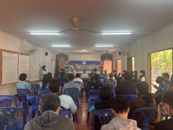 เทศบาลตำบลสันป่าตองได้เข้าร่วมประชุมประชาคมเพื่อทบทวนแผนพัฒนาท้องถิ่น พ.ศ 2566 - 2570 ระดับหมู่บ้าน บ้านกลาง ภาพที่ 5 | https://www.sanpatong.go.th