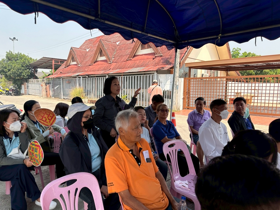 เทศบาลตำบลสันป่าตองได้เข้าร่วมประชุมประชาคมเพื่อทบทวนแผนพัฒนาท้องถิ่น พ.ศ 2566 - 2570 ระดับหมู่บ้าน บ้านสิริเชียงใหม่ ภาพที่ 6 | https://www.sanpatong.go.th