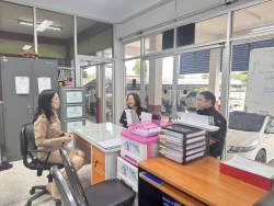 S__107356163_0.jpg - เจ้าหน้าที่จากกรมส่งเสริมและพัฒนาคุณภาพชีวิตคนพิการ (พก.) ตรวจเยี่ยมศูนย์บริการคนพิการทั่วไปเทศบาลตำบลสันป่าตอง | https://www.sanpatong.go.th