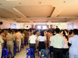 เทศบาลตำบลสันป่าตอง ได้เข้าร่วมกิจกรรม เฉลิมพระเกียรติพระบาทสมเด็จพระเจ้าอยู่หัว ​เนื่องในโอกาสพระราชพิธีมหามงคลเฉลิมพระชนมพรรษา 7 รอบ 28 กรกฎาคม 2569 ภาพที่ 16 | https://www.sanpatong.go.th