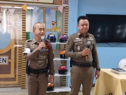 โครงการหนูน้อยปลอดภัยสวมหมวกนิรภัยมีวินัยจราจร สนับสนุนโดยกองทุนหลักประกันสุขภาพท้องถิ่น(กปท.) ภาพที่ 10 | https://www.sanpatong.go.th