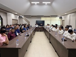 เทศบาลตำบลสันป่าตองได้ร่วมตอนรับหัวหน้าฝ่ายการโยธา ภาพที่ 1 | https://www.sanpatong.go.th