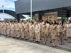 เทศบาลตำบลสันป่าตองได้ร่วมทำกิจกรรมเนื่องจากในวันพระราชทานธงชาติไทย วันที่ 28 กันยายน 2569 ภาพที่ 9 | https://www.sanpatong.go.th